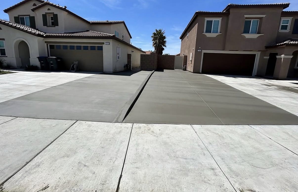 Driveway Extension — finished result